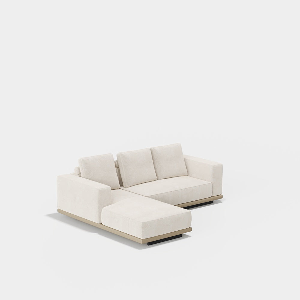 Vollmer 3-Seater Sofa with Left Chaise Longue