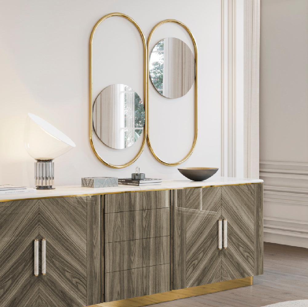 Mattea Sideboard with 4 Doors + 4 Drawers