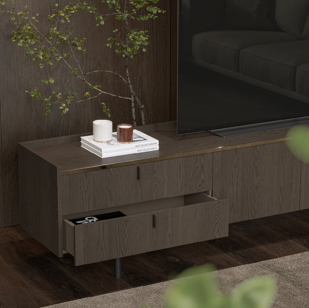 Brera 210cm TV Stand with 3 Doors and 2 Drawers