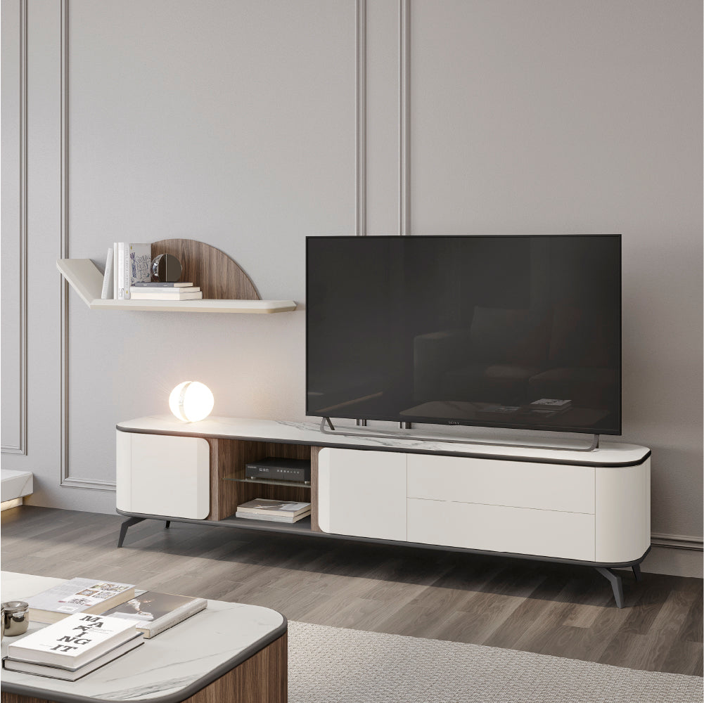 TV Base Tepui 2 Drawers 240cm with Legs