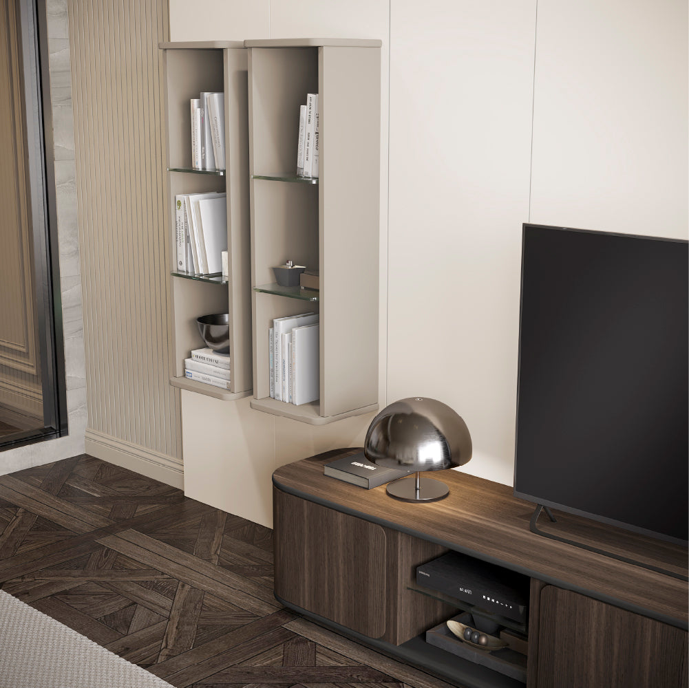 TV Base Tepui 2 Drawers 240cm with Skirting
