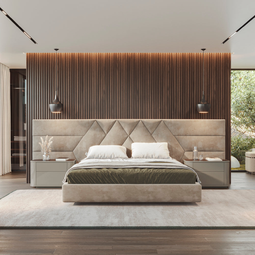 Haga II Bed with Closed Base