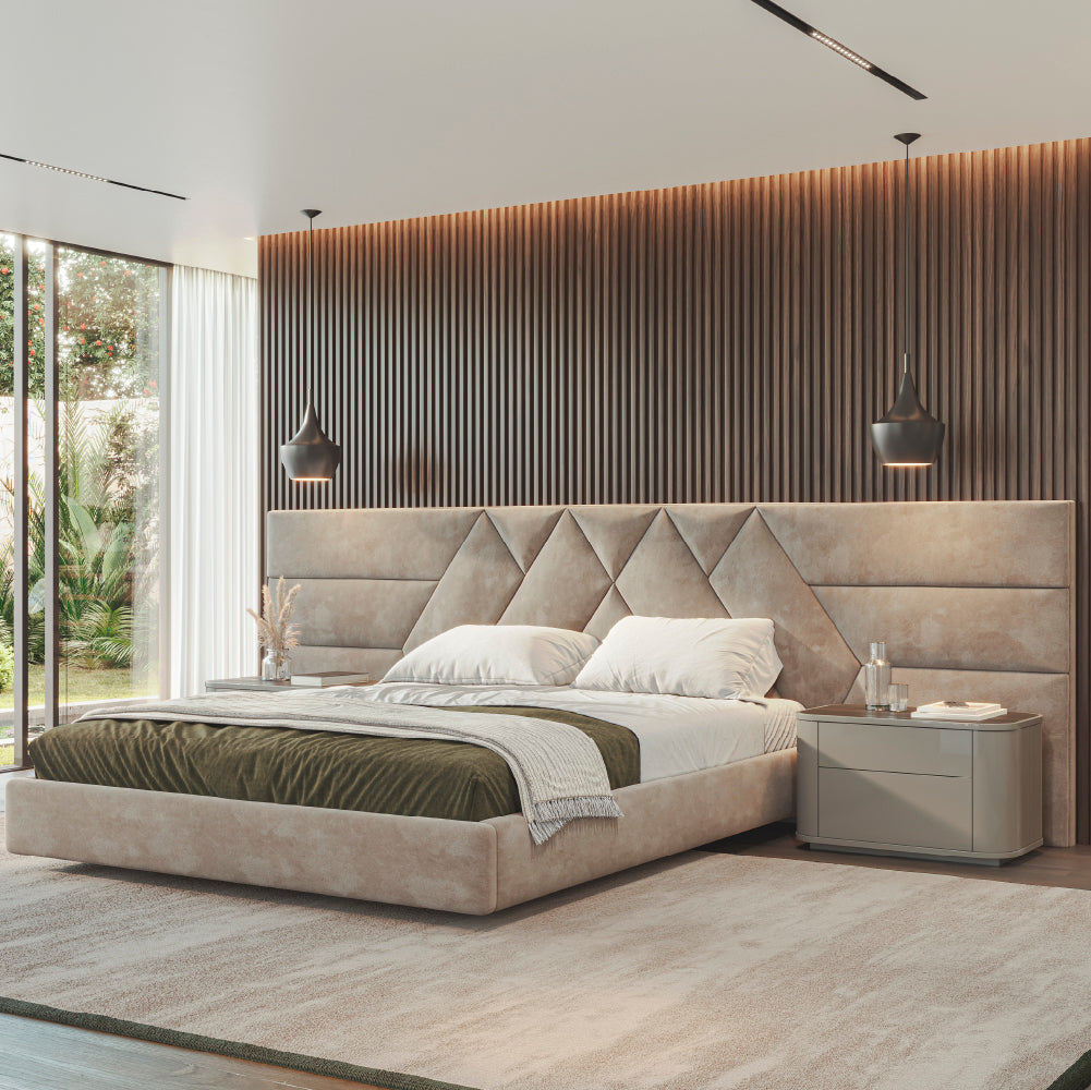 Haga II Bed with Closed Base