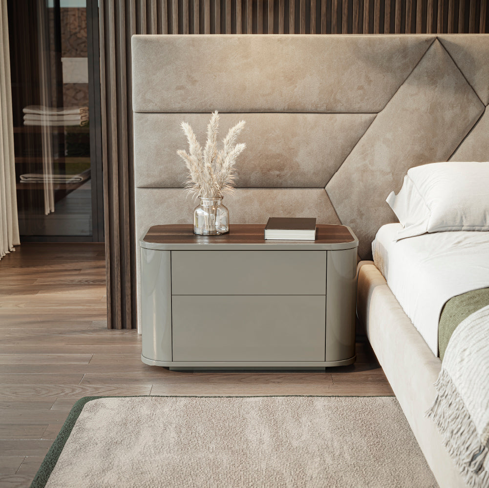 Haga II Bed with Closed Base