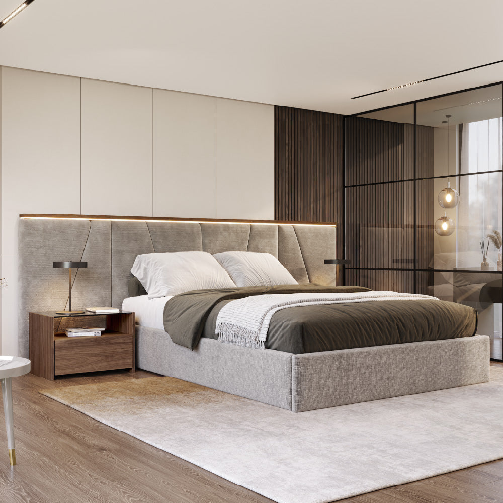 Kugha Bed with Closed Base