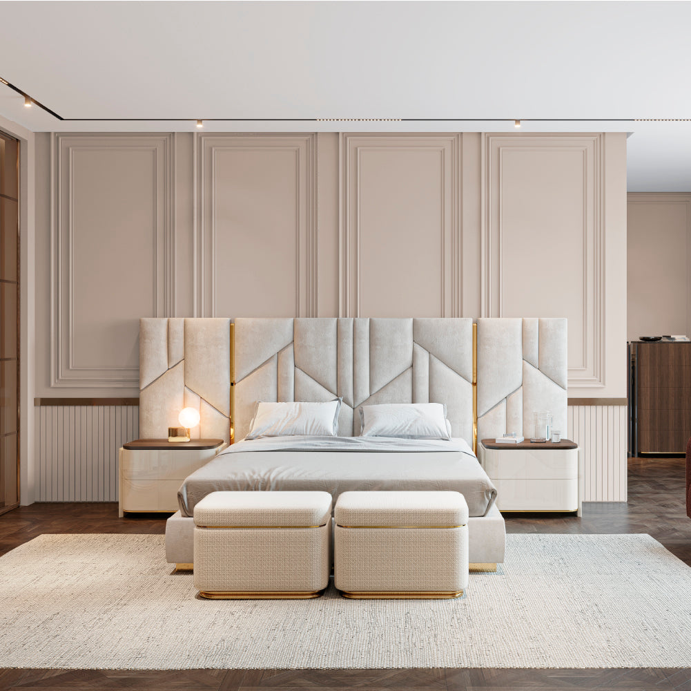 Vercelli Bed with Closed Base