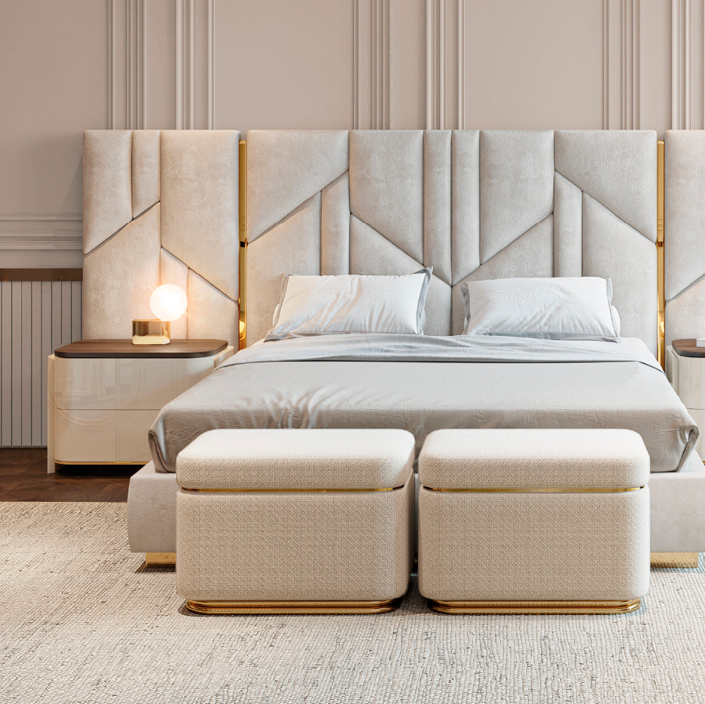 Vercelli Bed with Closed Base