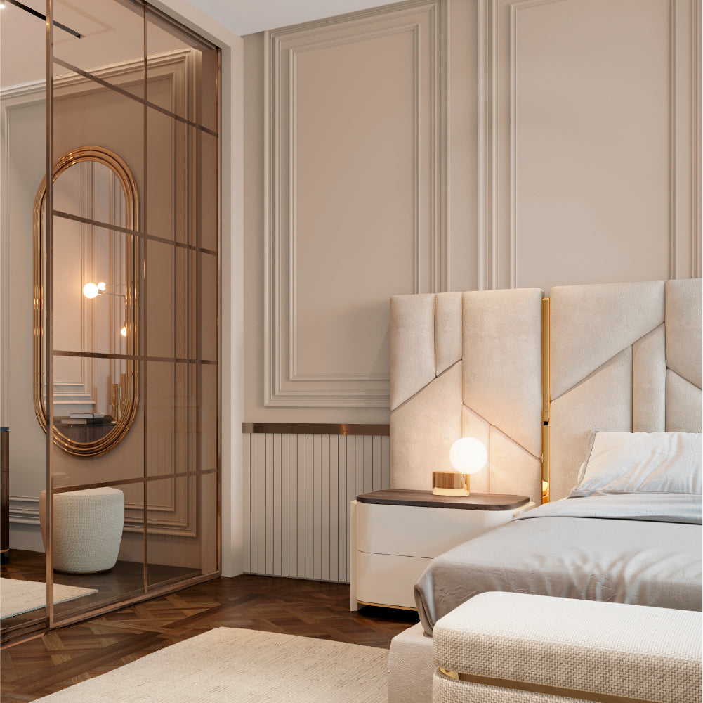 Vercelli Bed with Closed Base