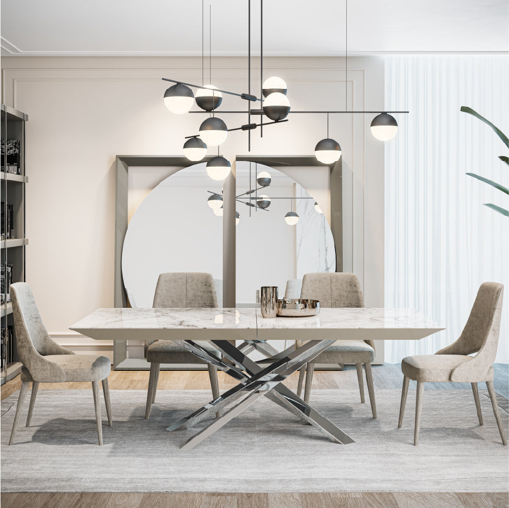 Gery Extendable Dining Table