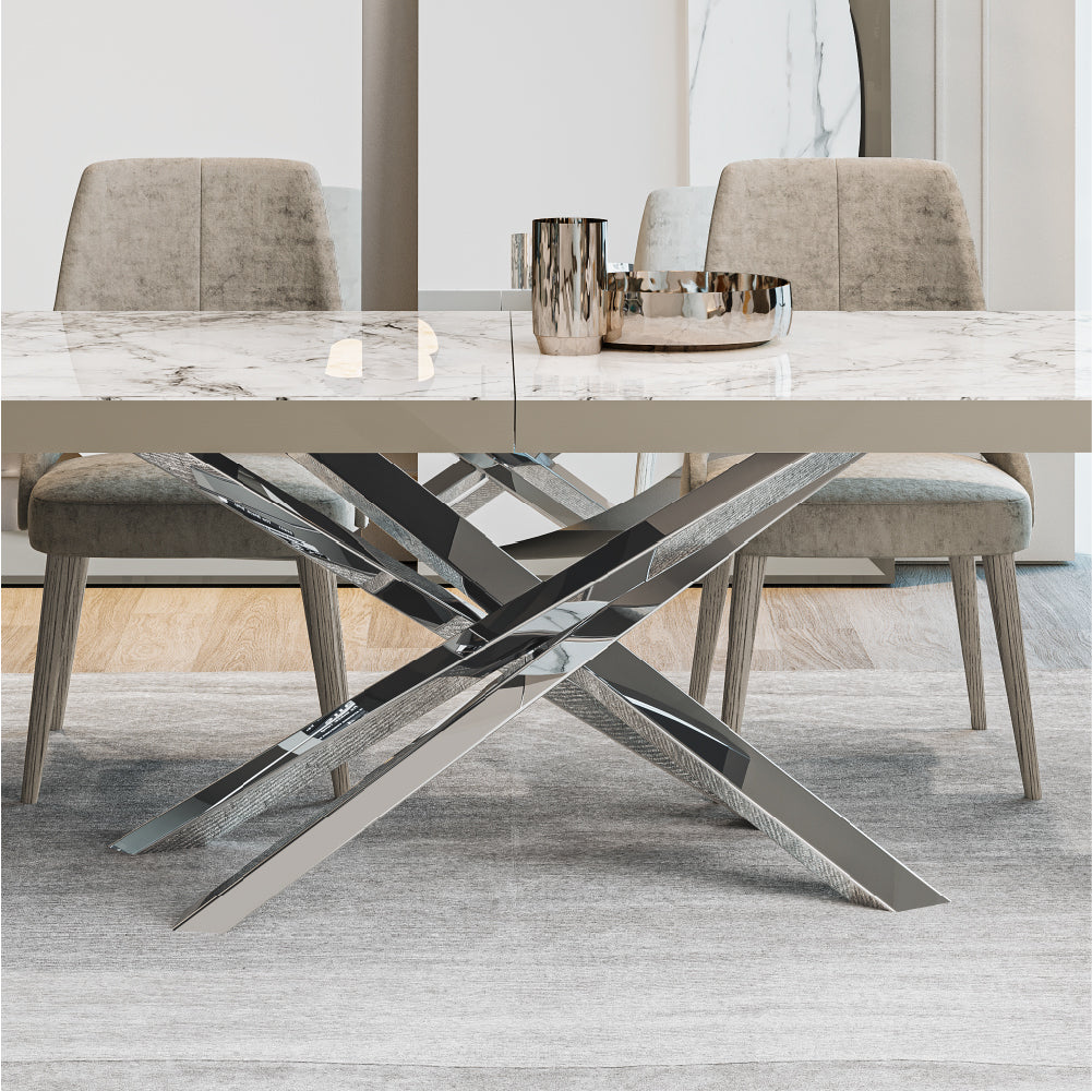 Gery Extendable Dining Table