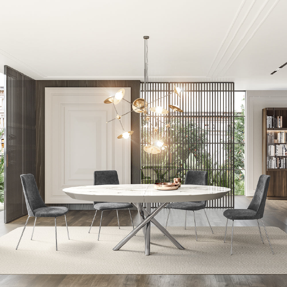 Extendable Smile Dining Table
