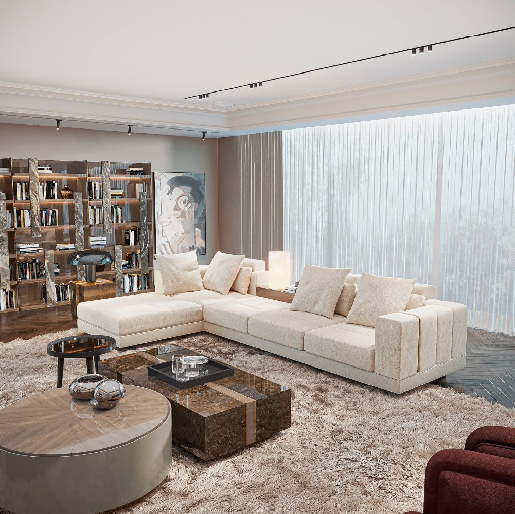Vercelli 3-Seater Sofa + Left Chaise