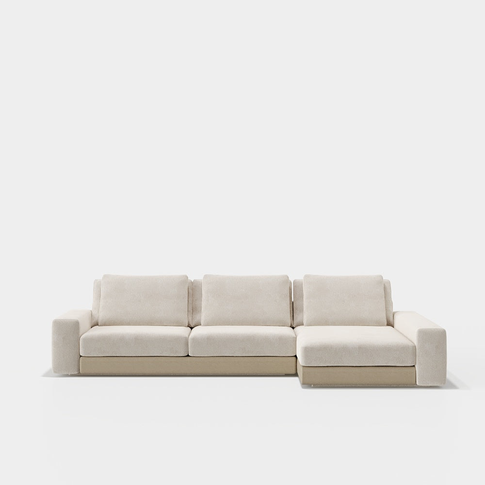 Sofa Mazinni 3-Seater With Chaise Longue