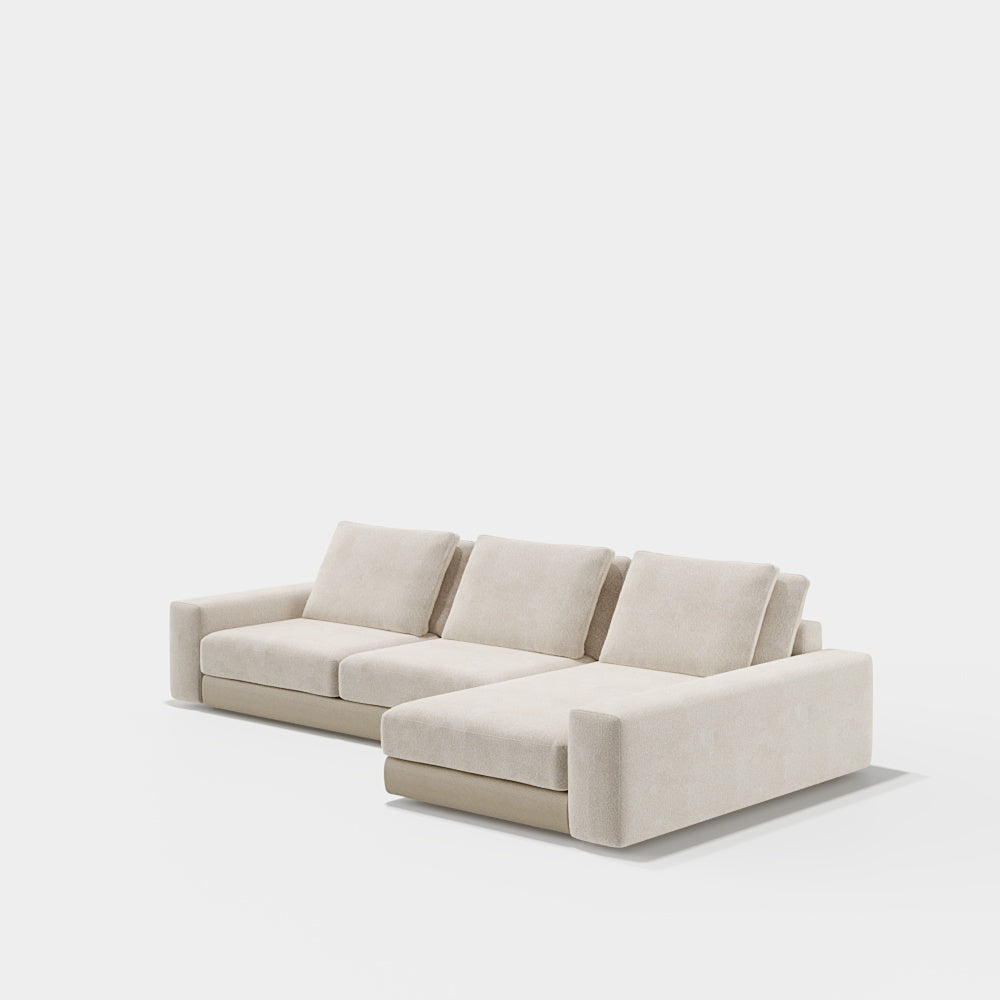 Sofa Mazinni 3-Seater With Chaise Longue