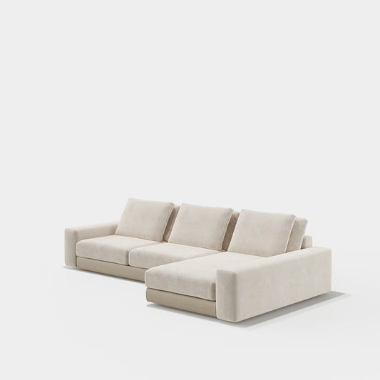 Sofa Mazinni 3-Seater With Chaise Longue