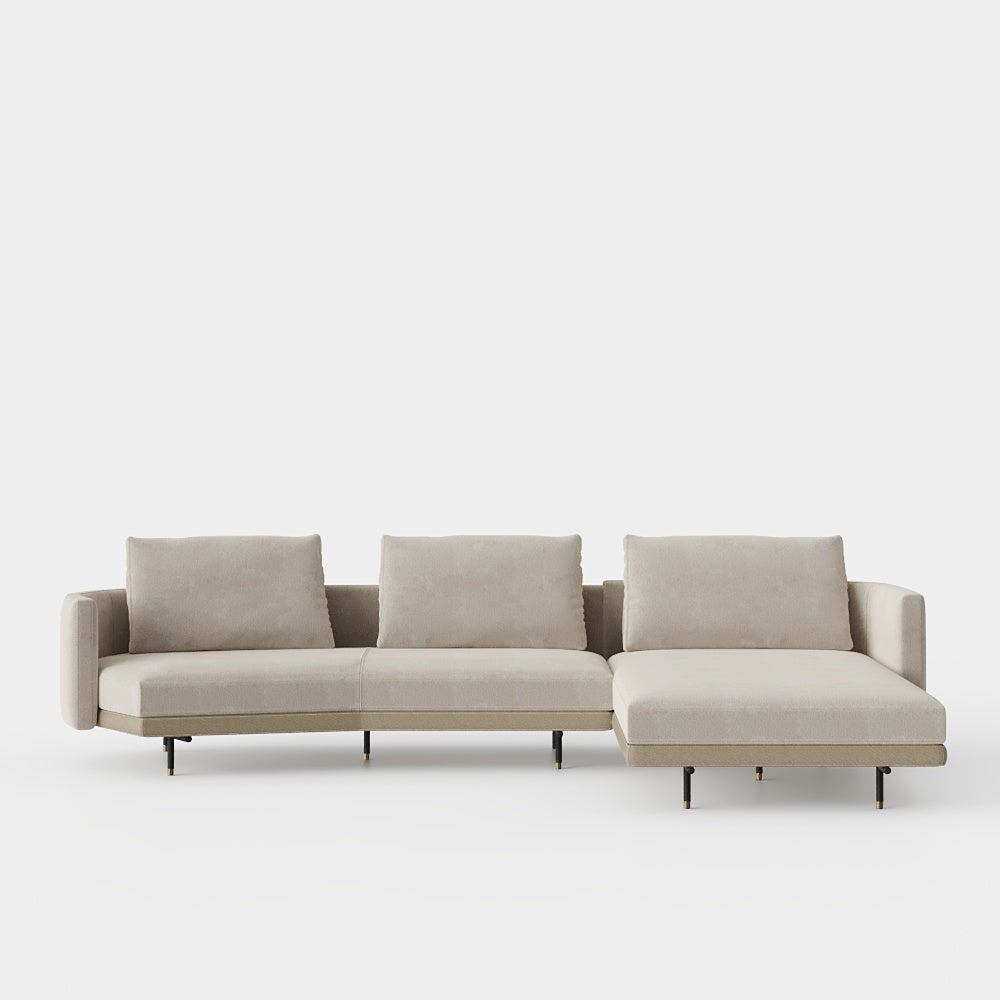 Gills 3-Seater Sofa with Chaise Longue