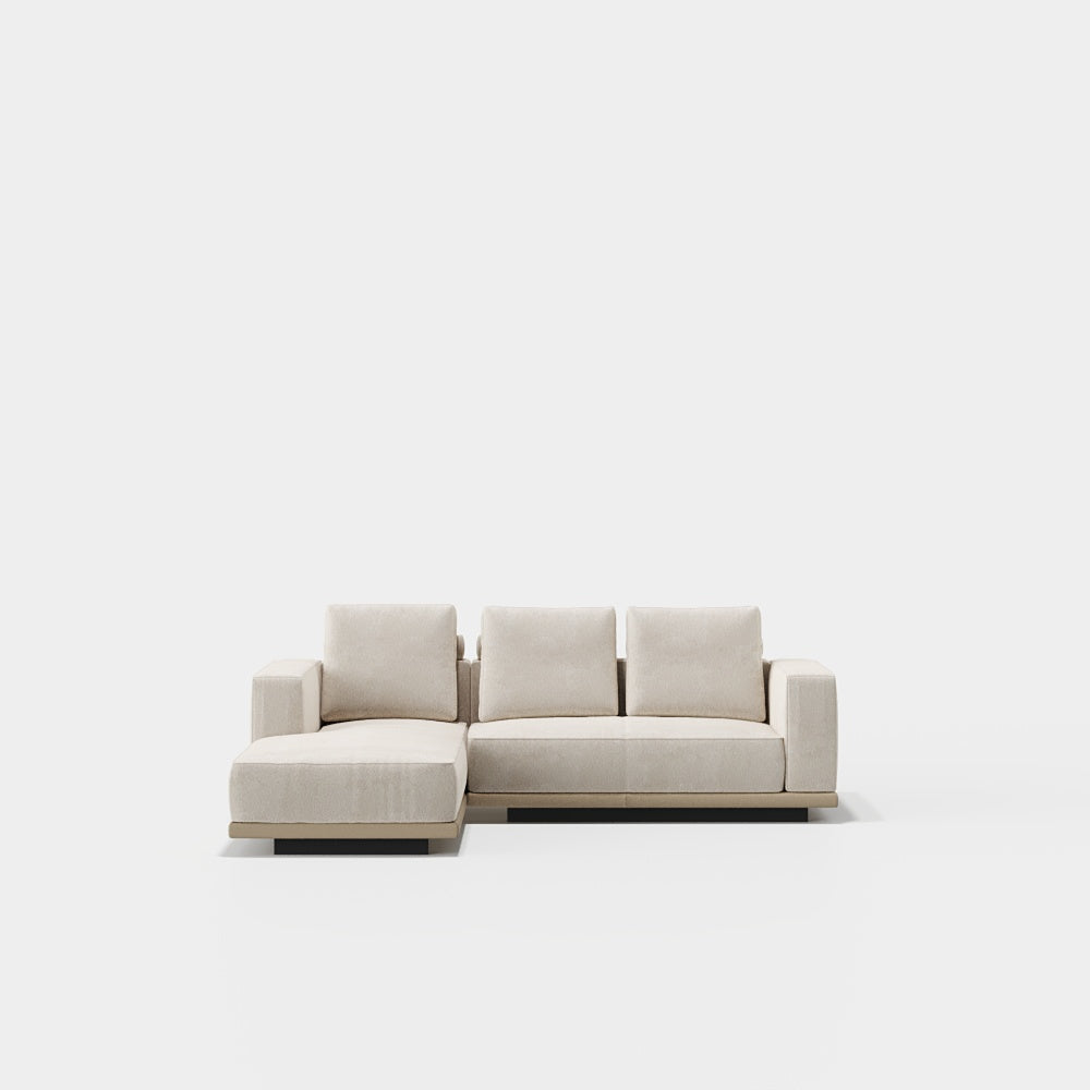 Vollmer 3-Seater Sofa with Left Chaise Longue