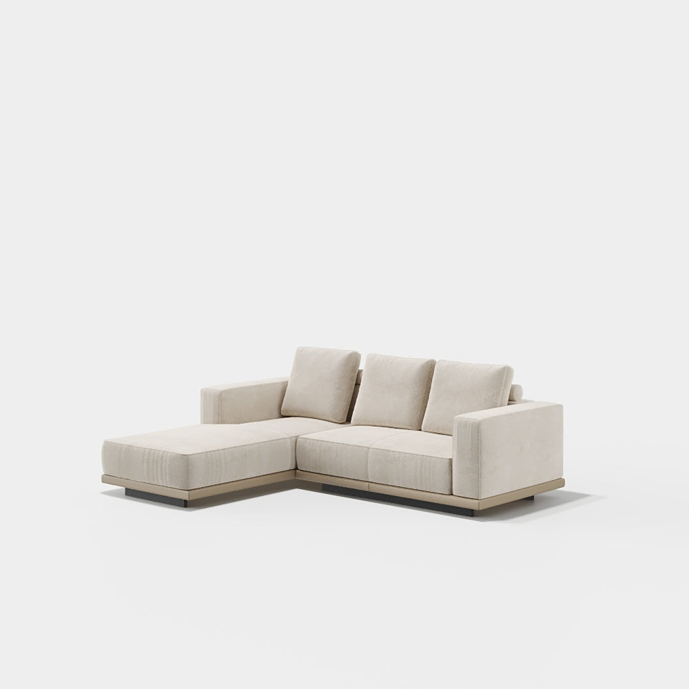 Vollmer 3-Seater Sofa with Left Chaise Longue