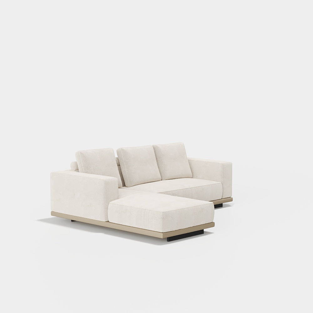 Vollmer 3-Seater Sofa with Left Chaise Longue