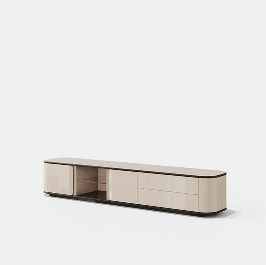 TV Base Tepui 2 Drawers 240cm with Skirting