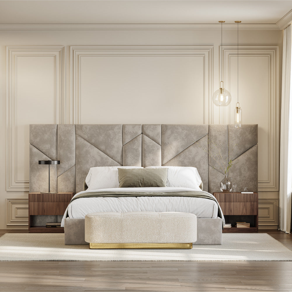 Vercelli III Bed with Closed Base