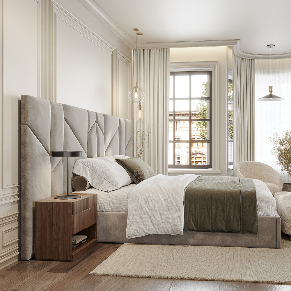 Vercelli III Bed with Closed Base