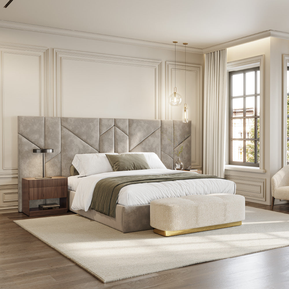 Vercelli III Bed with Closed Base