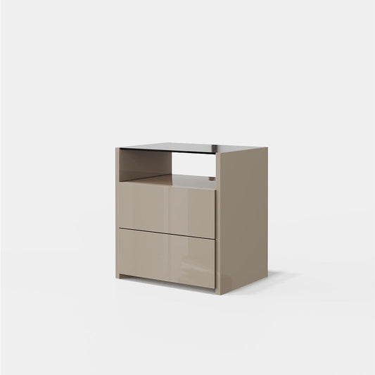 Kugha Nightstand with 2 Drawers