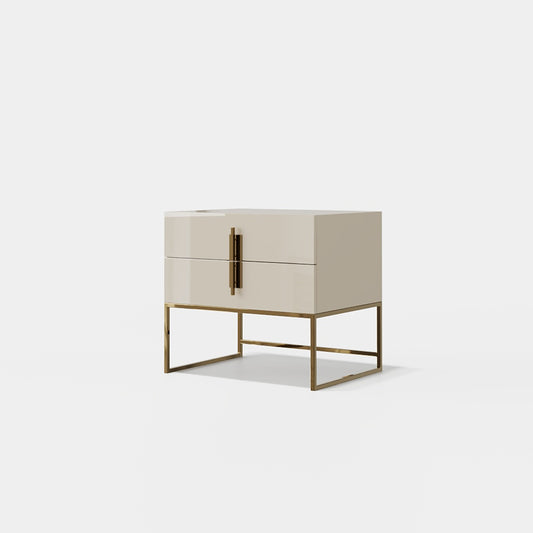 Dharmi Nightstand with 2 Drawers
