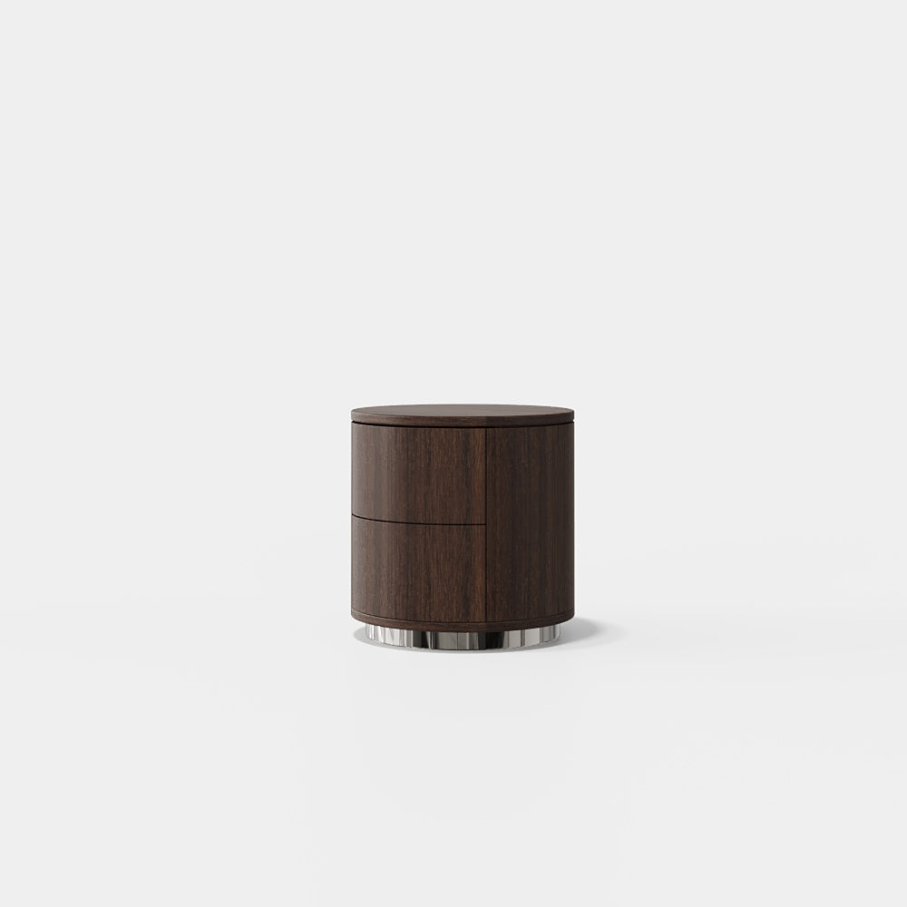 Nightstand with 2 Drawers Ledy