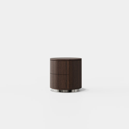 Nightstand with 2 Drawers Ledy