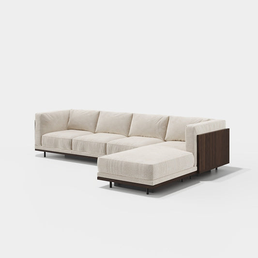Senza 3-Seater Sofa with Right Chaise Longue