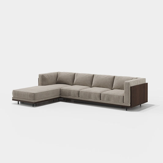Senza 3-Seater Sofa with Left Chaise Longue