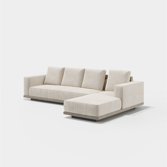 Vollmer 3-Seater Sofa with Right Chaise Longue