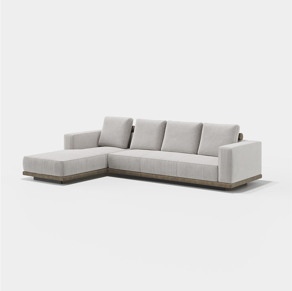 Vollmer 3-Seater Sofa with Left Chaise Longue
