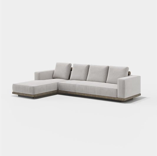 Vollmer 3-Seater Sofa with Left Chaise Longue